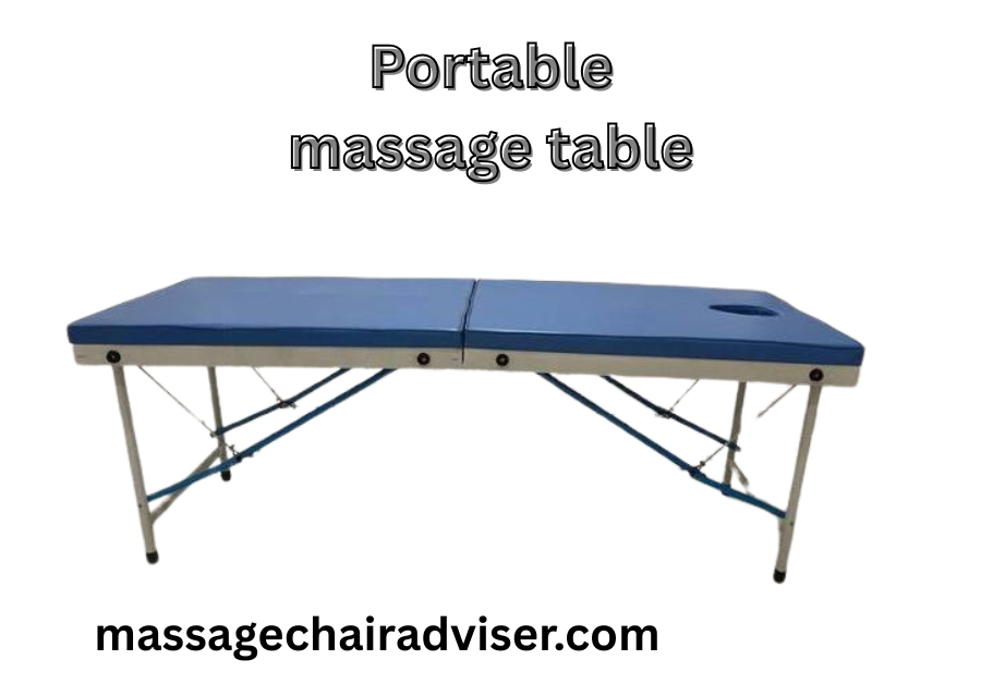 Portable massage table